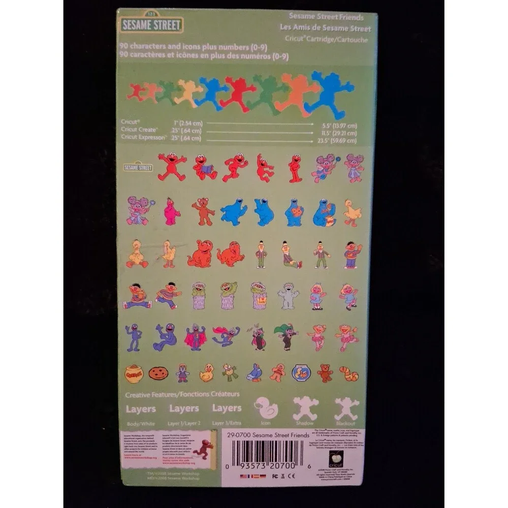 Cricut sesame street